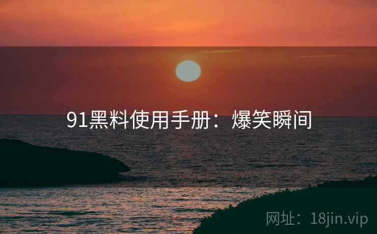 91黑料使用手册：爆笑瞬间