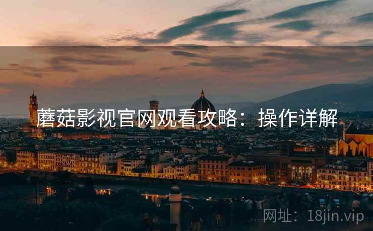 蘑菇影视官网观看攻略：操作详解