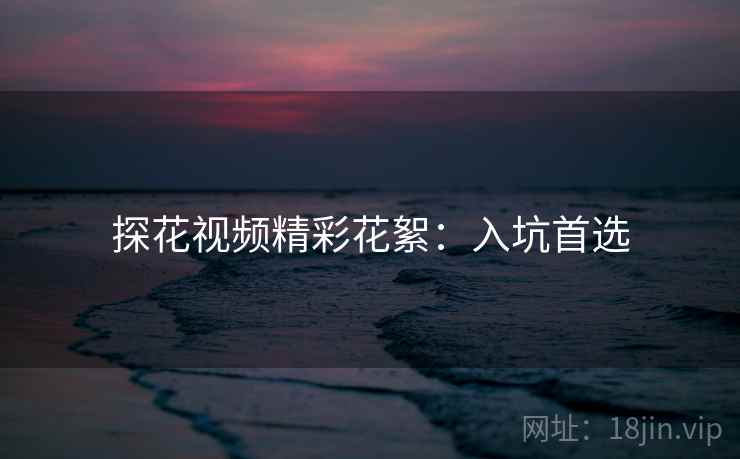 探花视频精彩花絮：入坑首选